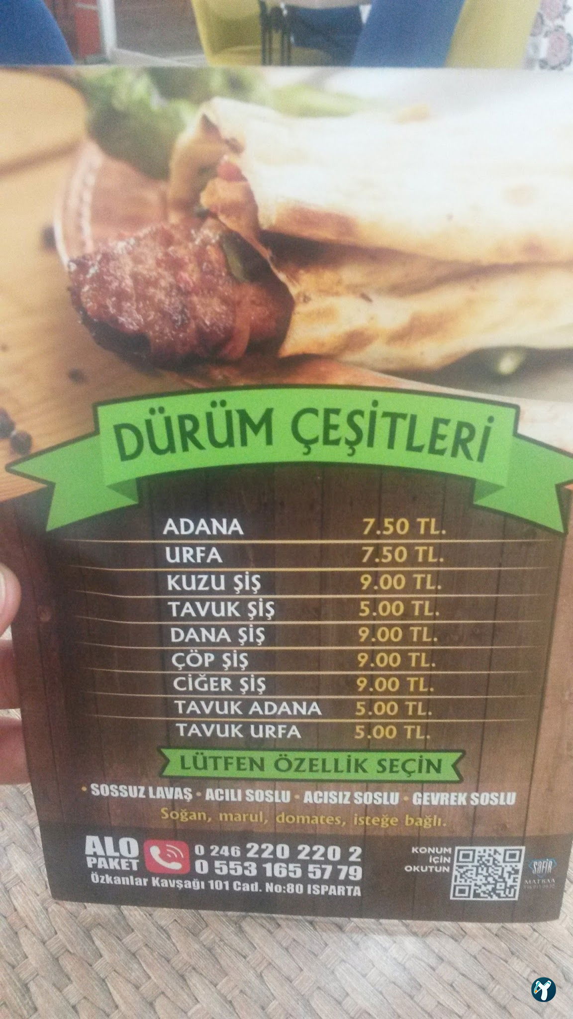 Gevrek Kebap Köfte Çorba Isparta