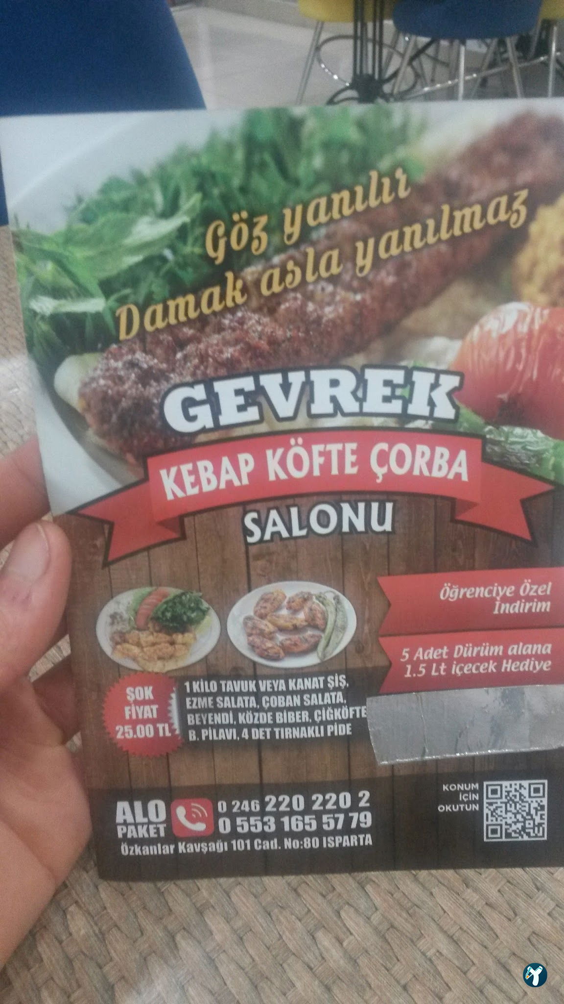 Gevrek Kebap Köfte Çorba Isparta