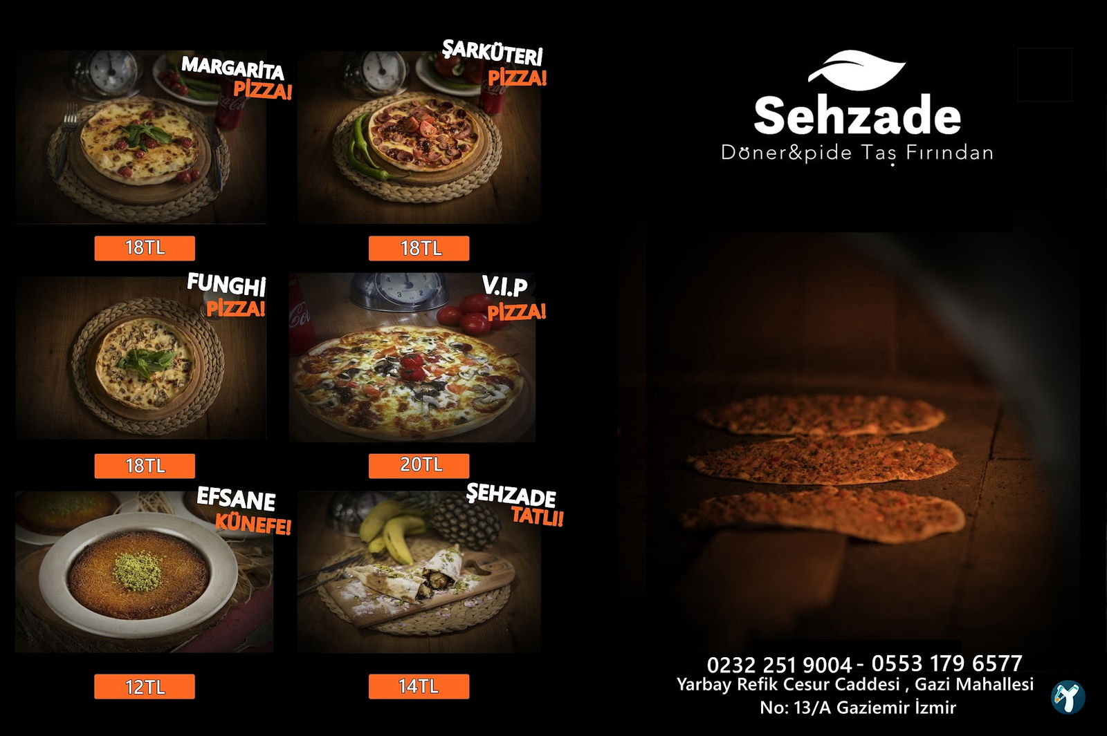 Şehzade Taş Fırın Döner Pide