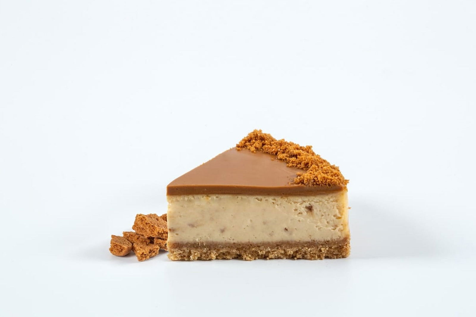 Karamelize Bisküvili Cheesecake (Dilim)
