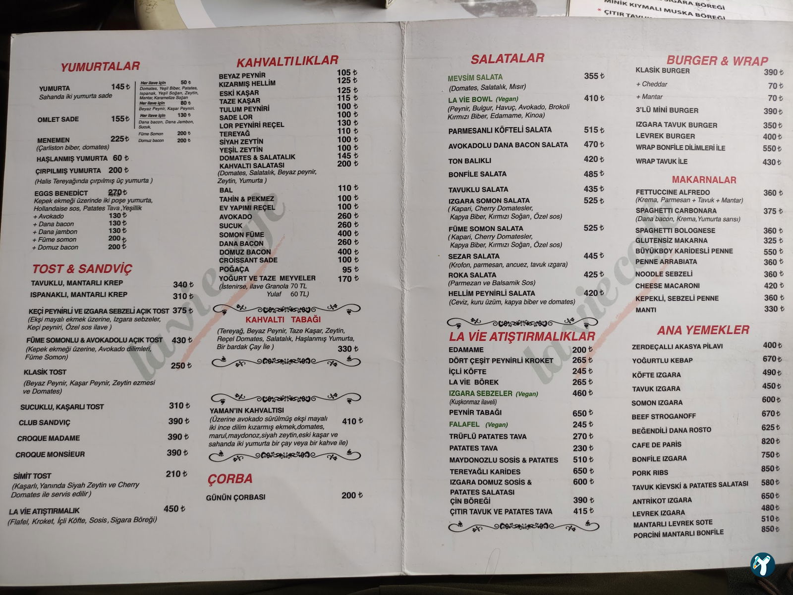 La Vie Cafe - Teşvikiye