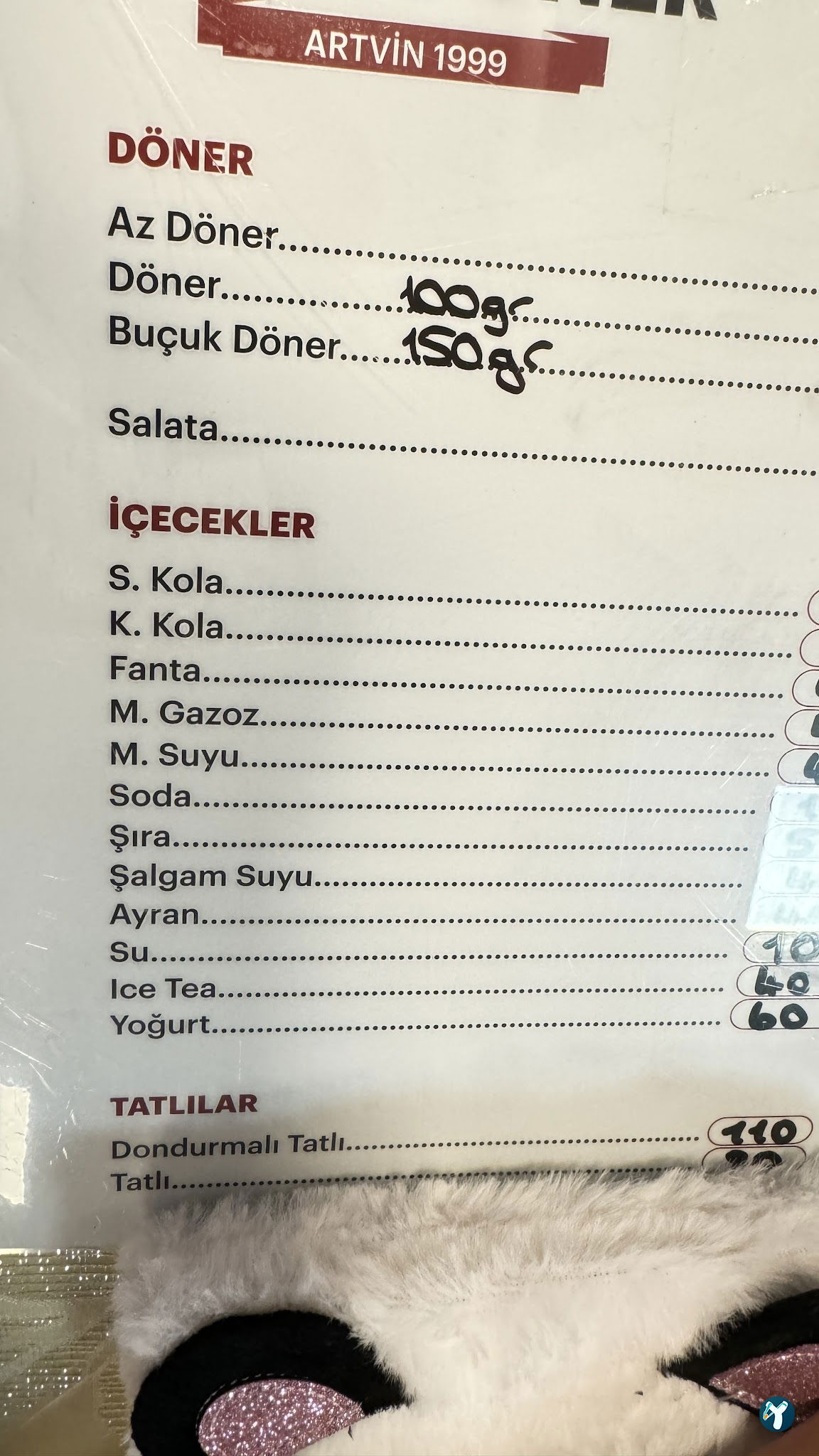 Yusufeli Coruh Doner