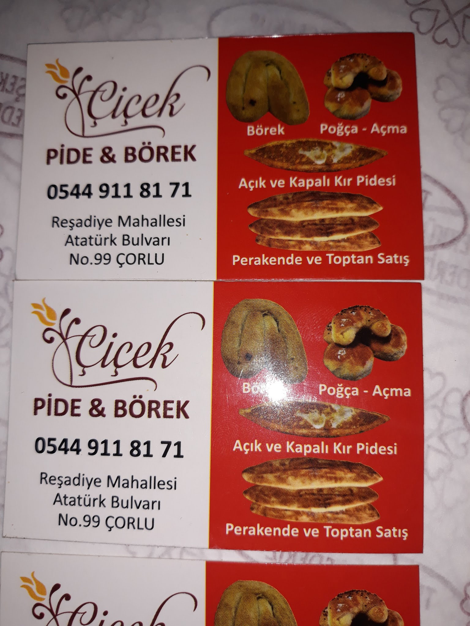 Çiçek Pide Börek