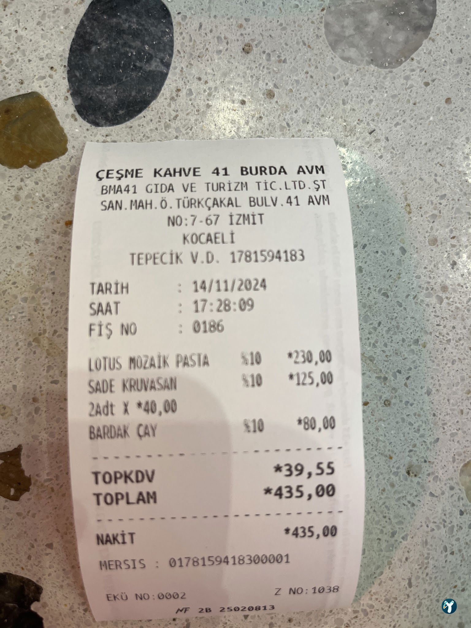 Çeşme Kahve 41Burda Avm