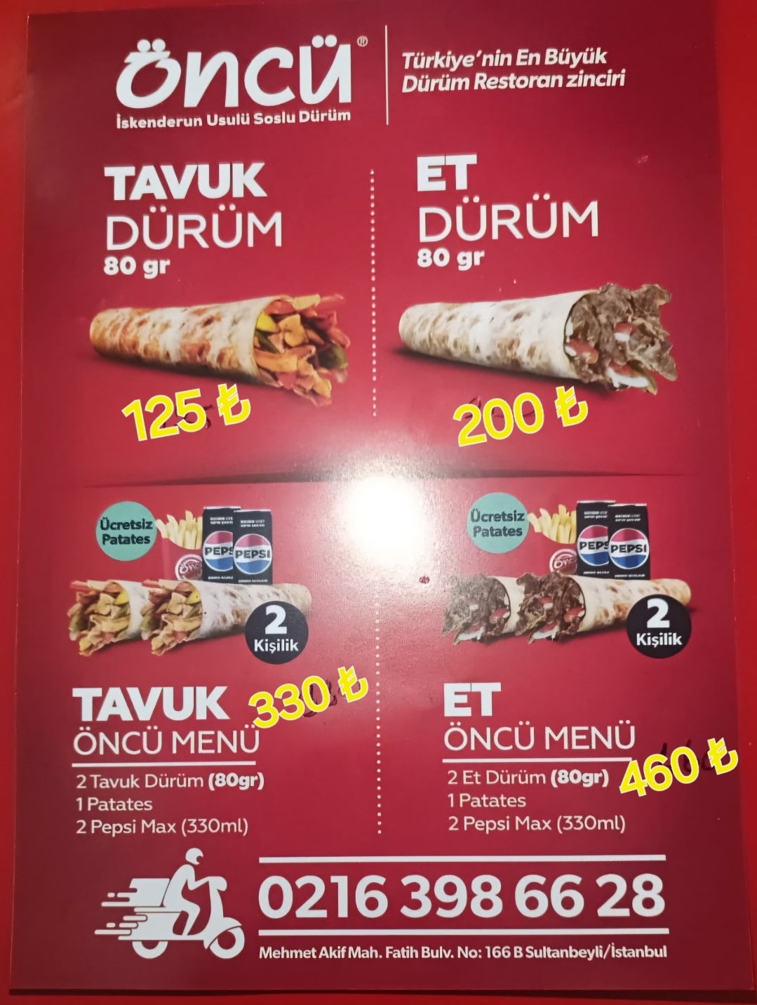 Öncü Döner Sultanbeyli