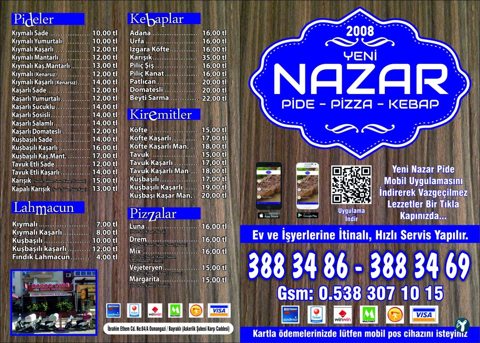 Yeni Nazar Pide