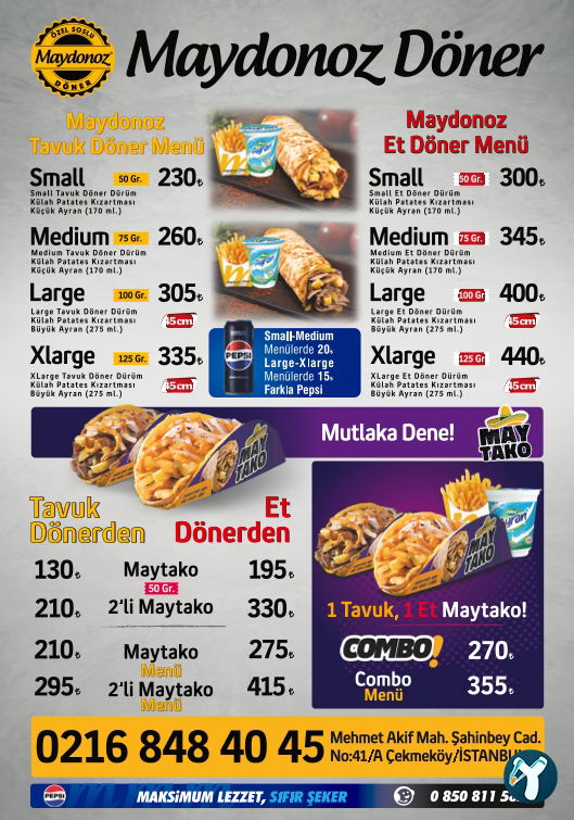 Maydonoz Döner Çekmeköy