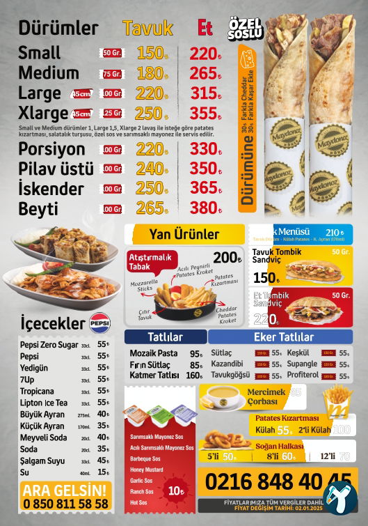 Maydonoz Döner Çekmeköy