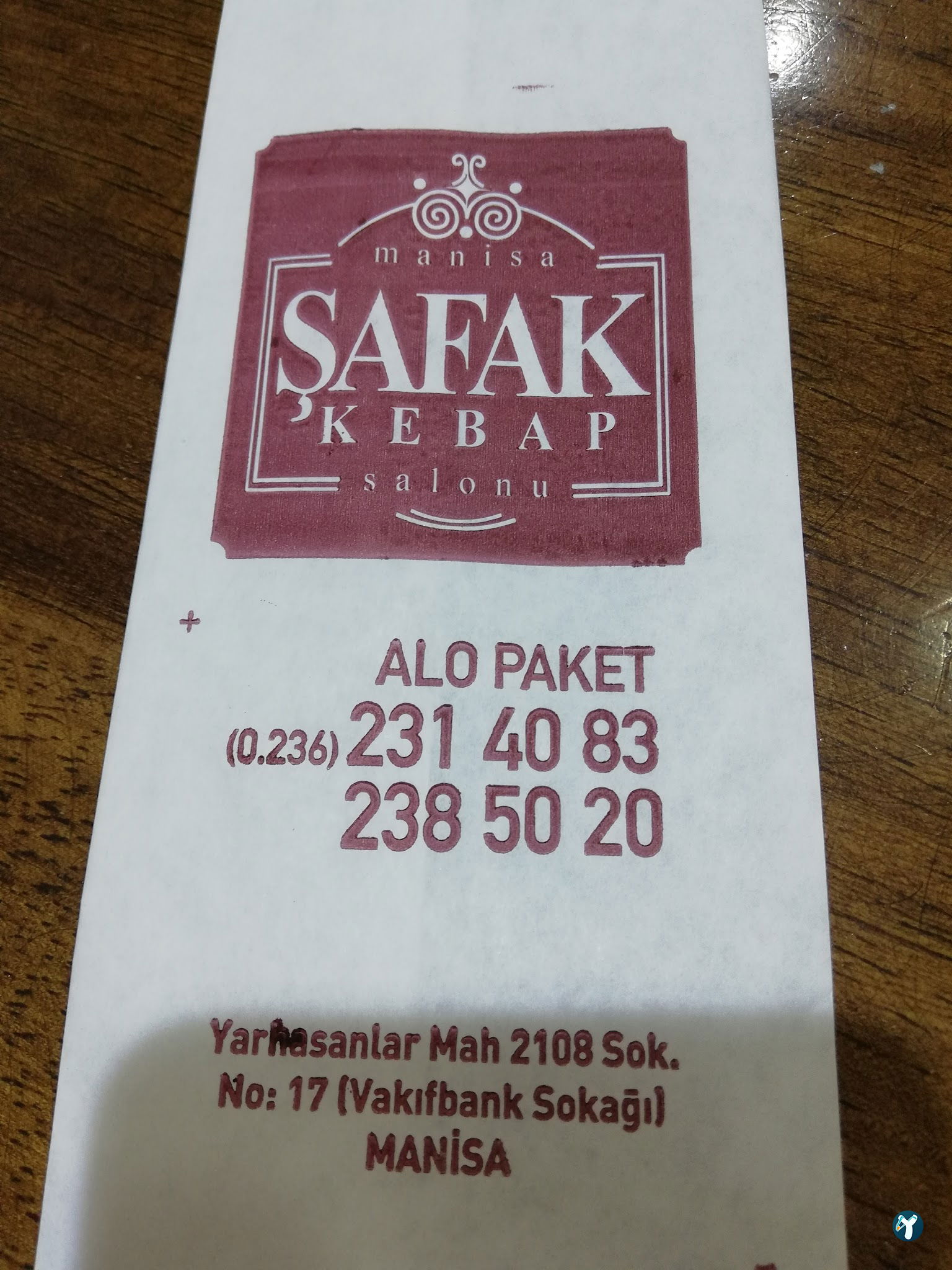 Şafak Kebap - Manisa Kebabı
