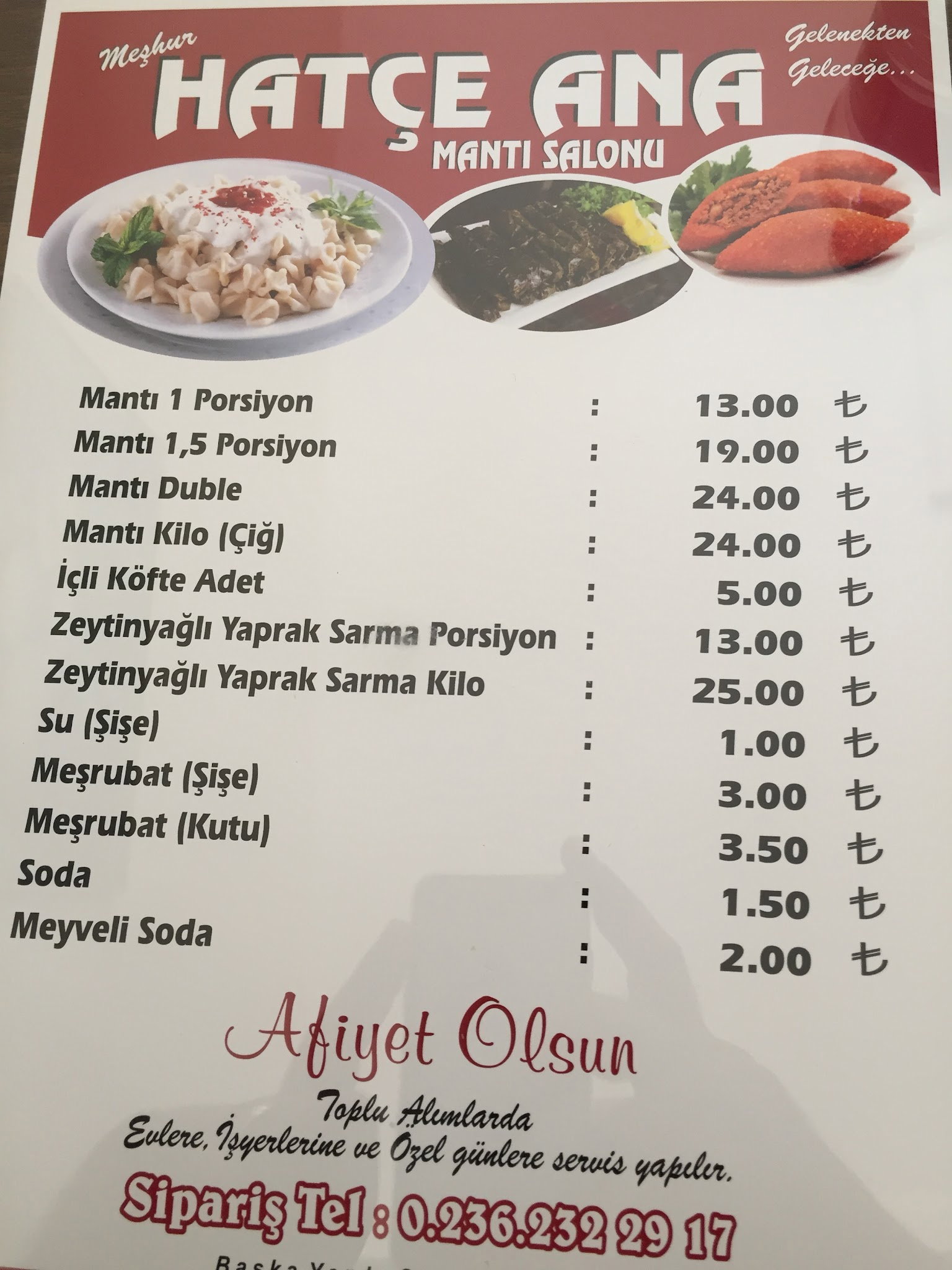 Hatçe Ana Mantı Salonu