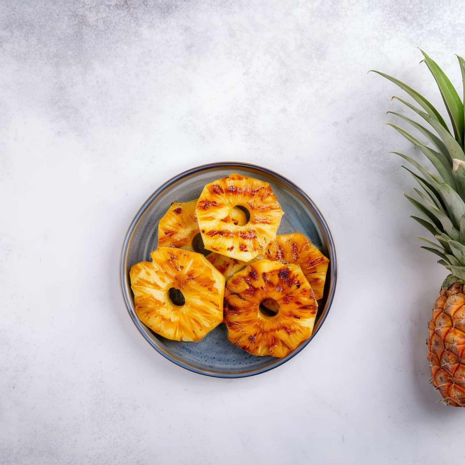 Tarçınlı Kızarmış Ananas