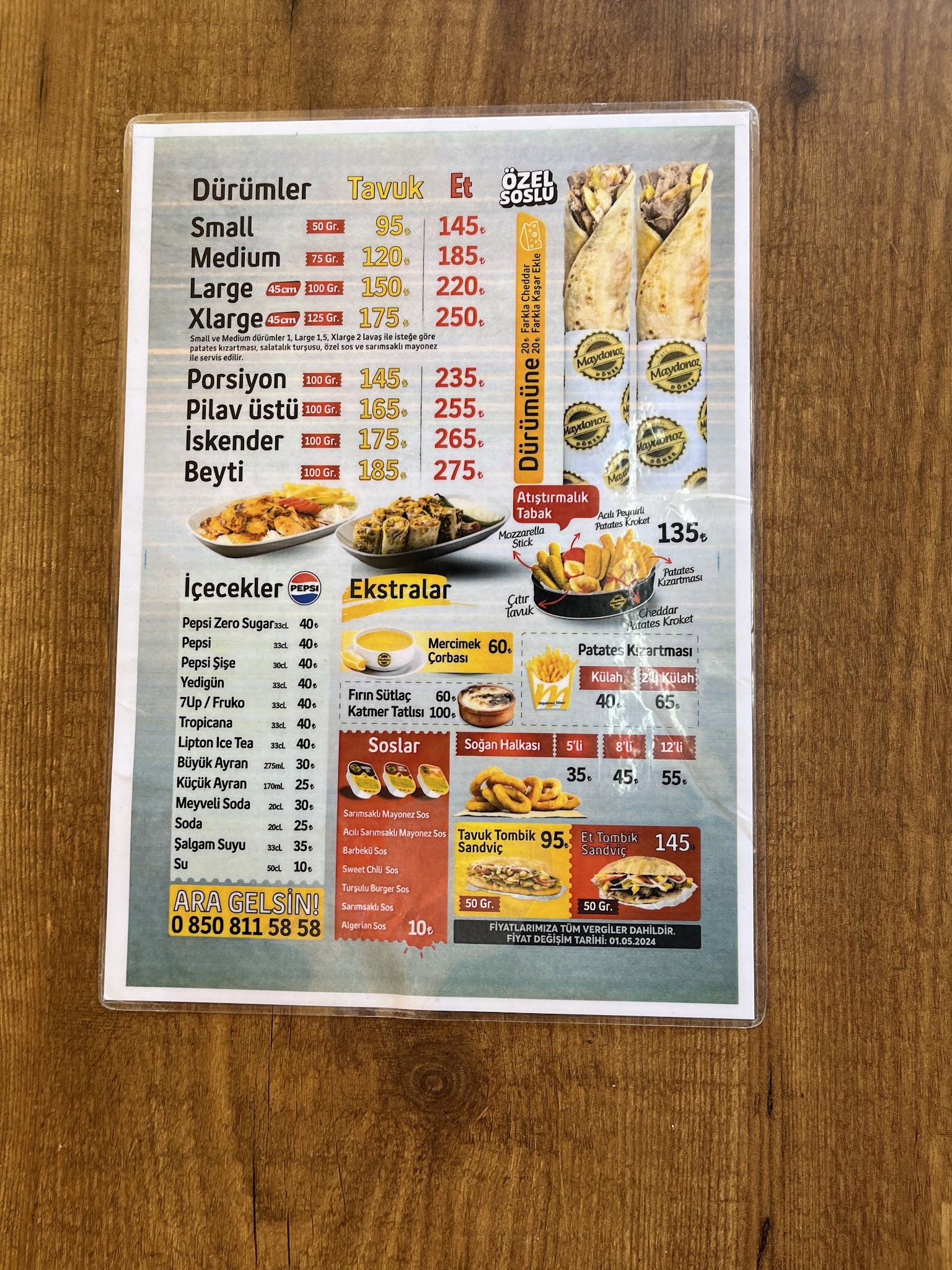 Maydonoz Döner Kütahya