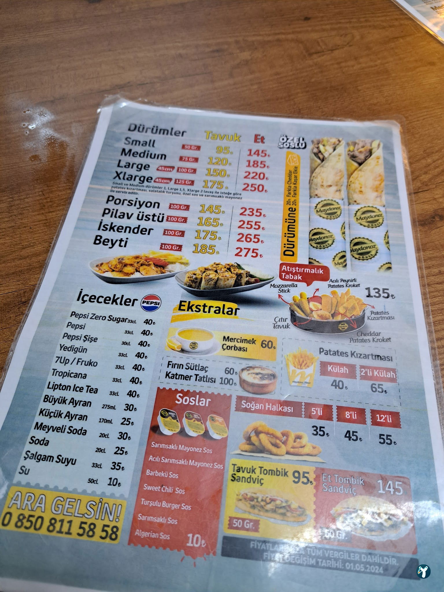 Maydonoz Döner Kütahya