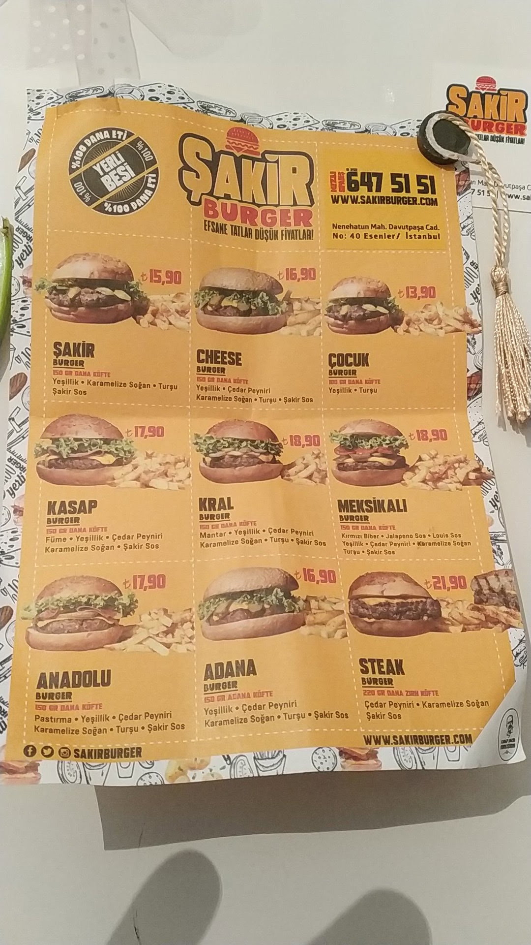 Şakir Burger Esenler