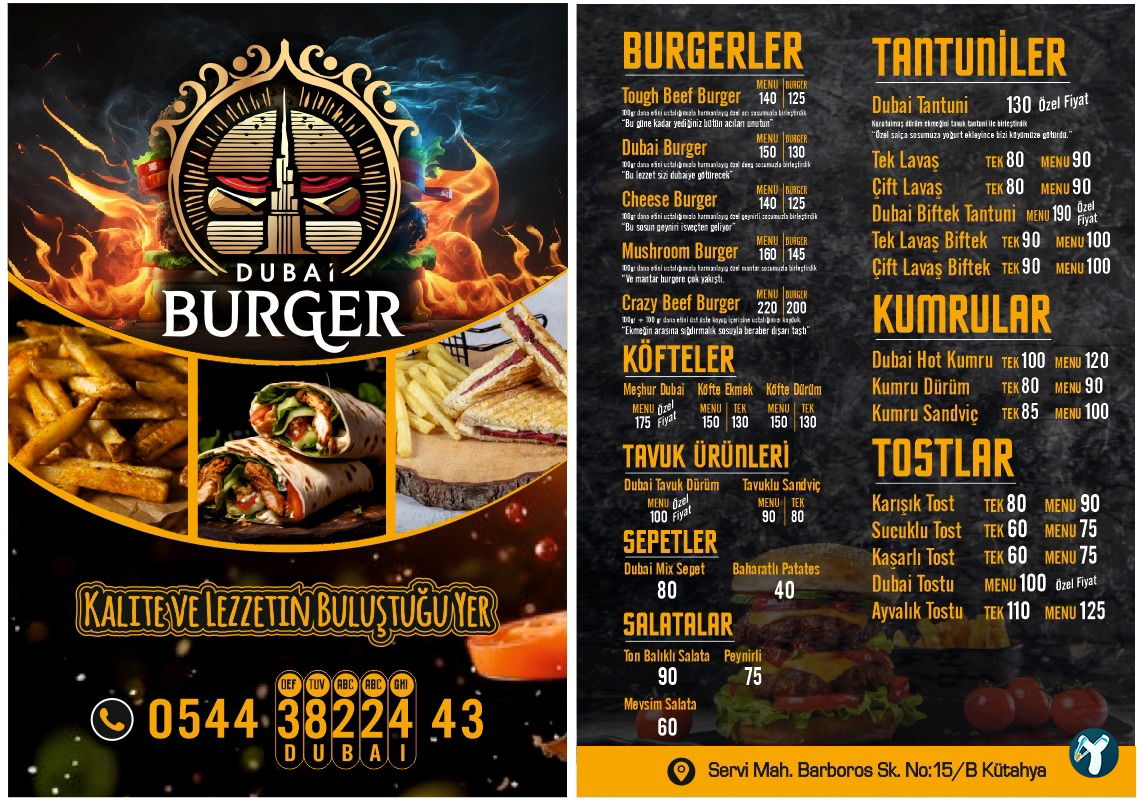 Dubai̇ Burger