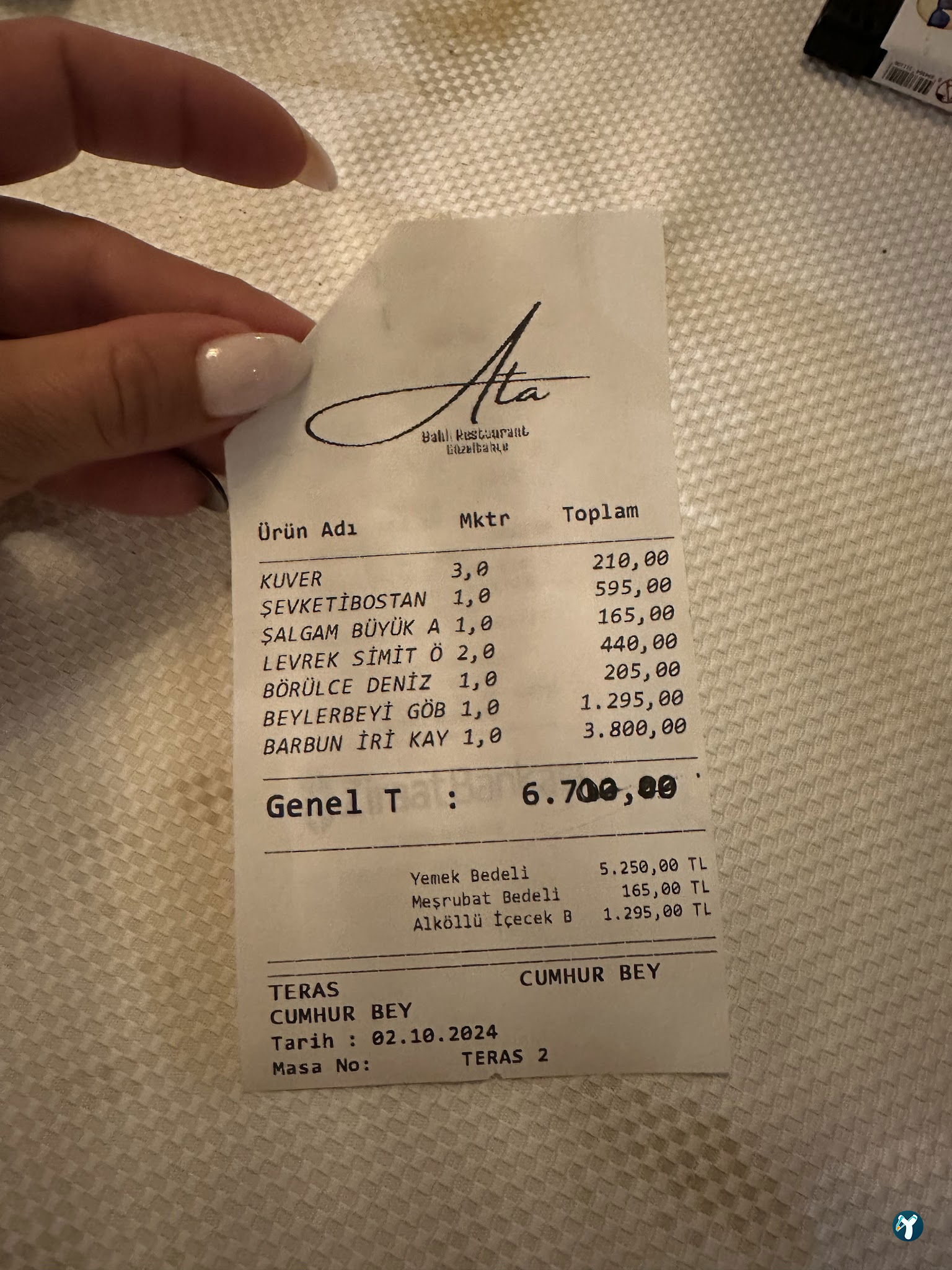 Ata’Dan Balık Restaurant