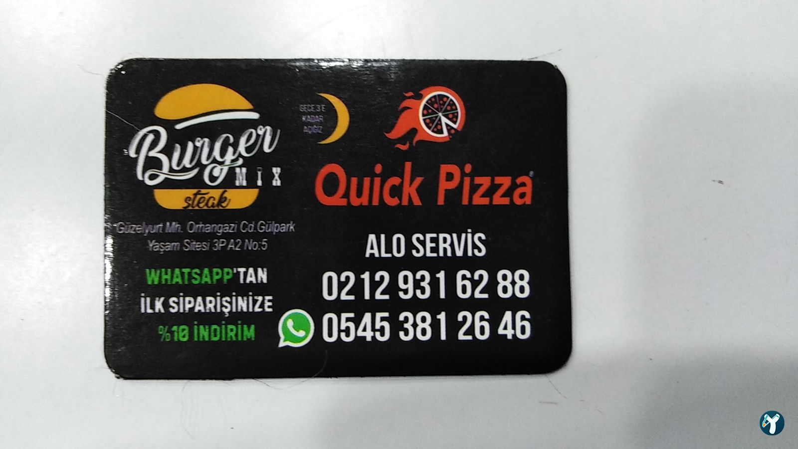 Quick Pizza & Burger Mix / Beylikdüzü - Esenyurt