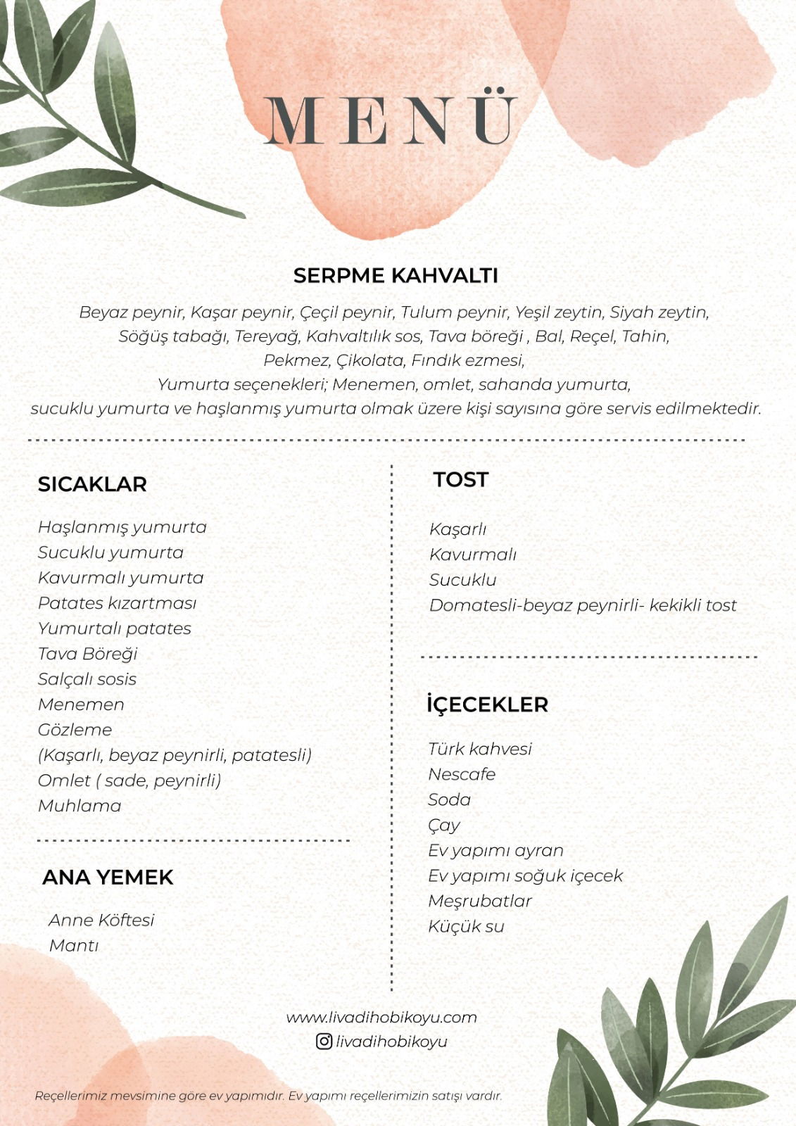 Livadi Hobi Köyü Ve Kahvaltı