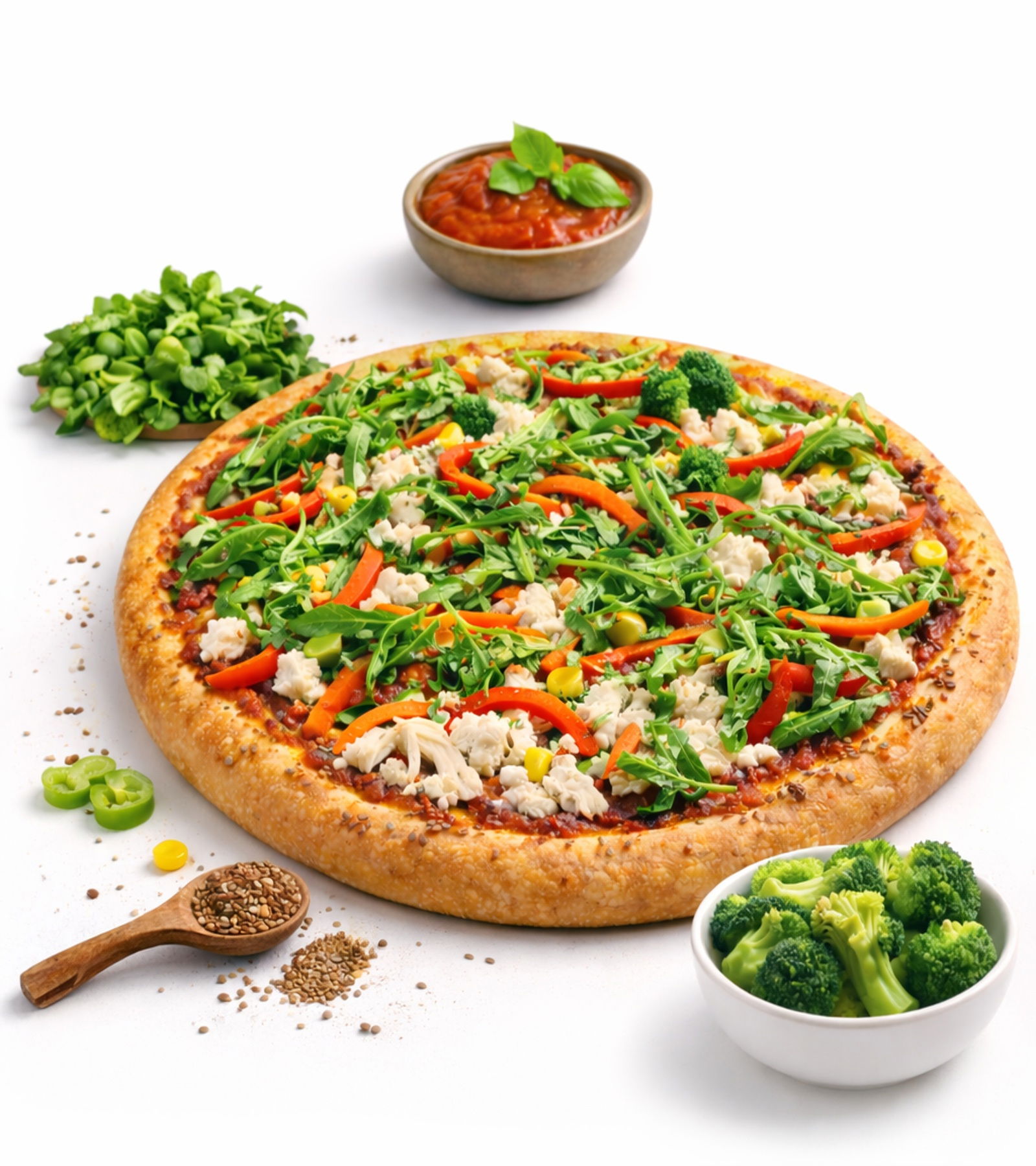 Sporcu Pizza (45 Gr Protein)