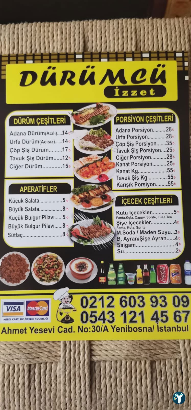 Dürümcü İzzeti̇n Yeri̇ Yeni̇bosna Bahçeli̇evler