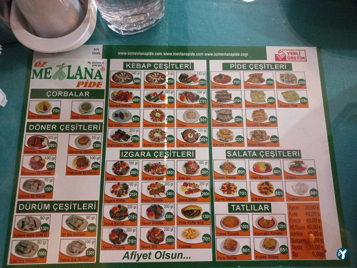 Öz Mevlana Pide