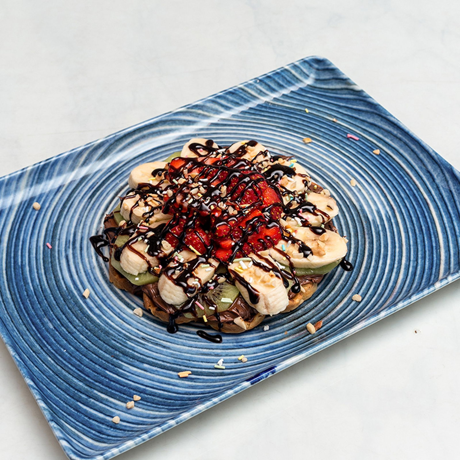 Antep Fıstığı & Çikolatalı Waffle Parçaları