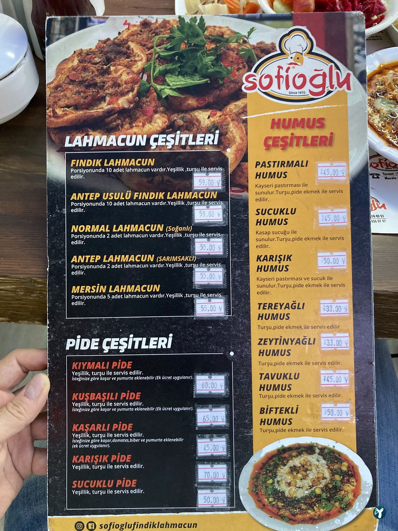 Sofi̇oğlu Findik Lahmacun & Humus Mersi̇n/Pozcu