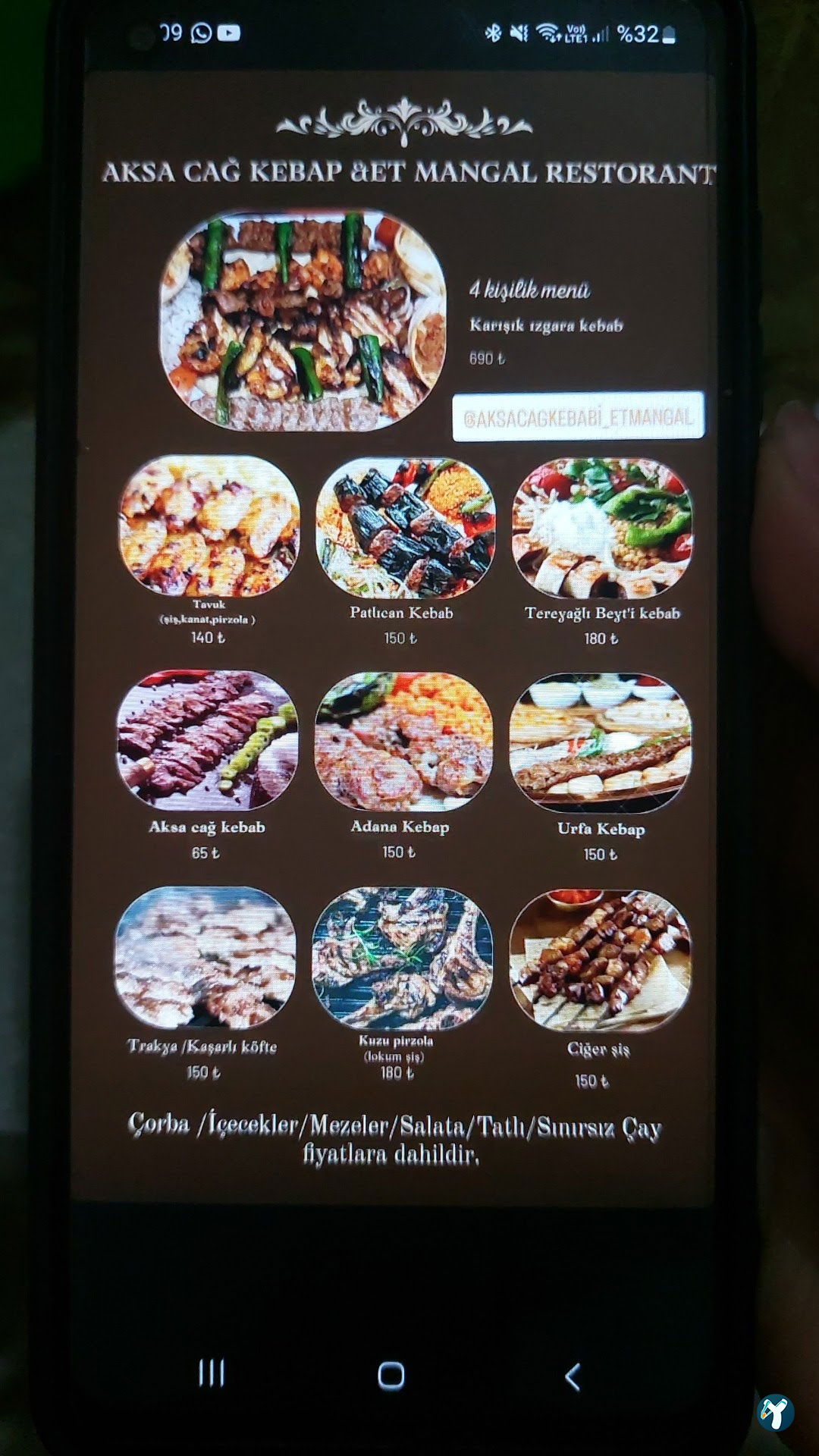 Aksa Erzurum Cağ Kebabi