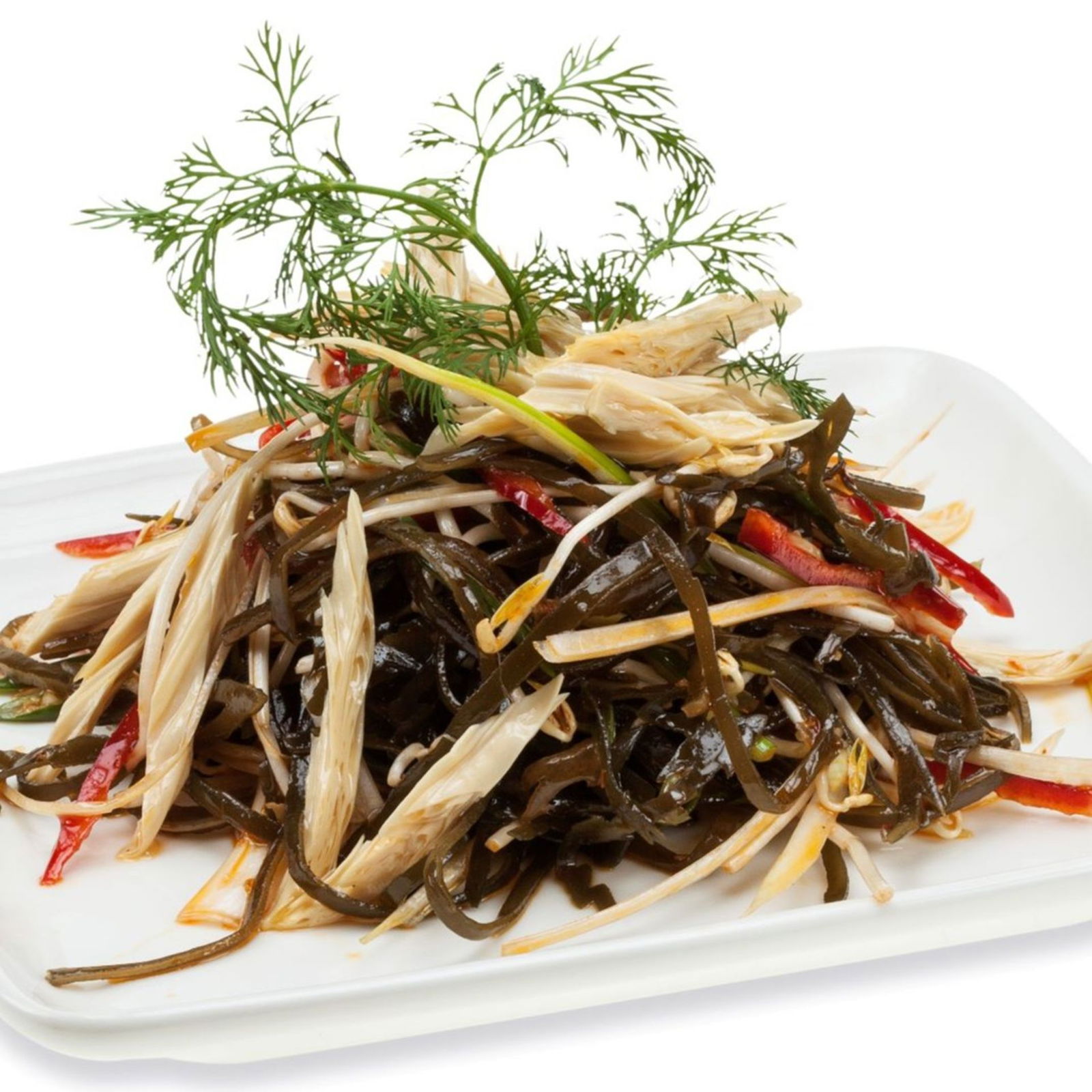 Kuru Tofulu Yosun Salata