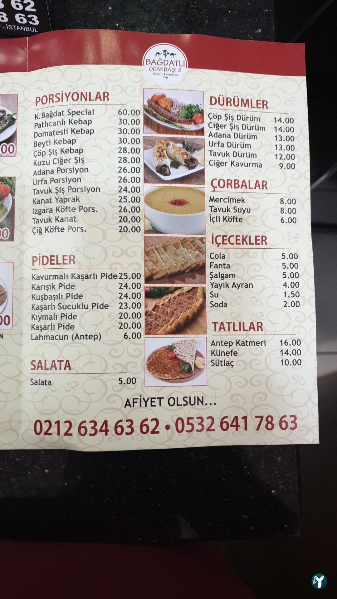Bağdatlı Ocakbaşı Mehmet Ali Usta Bağcılar