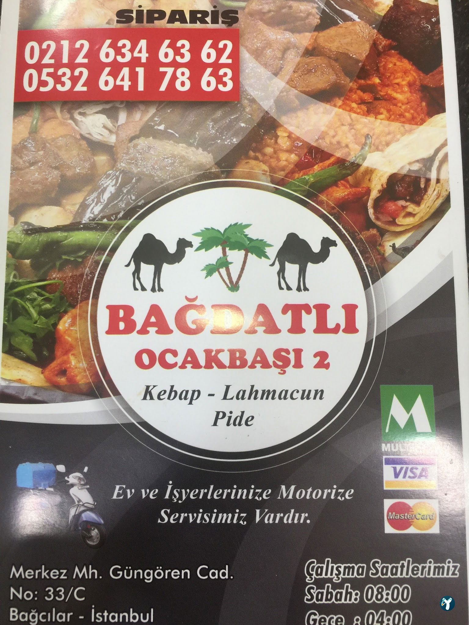 Bağdatlı Ocakbaşı Mehmet Ali Usta Bağcılar