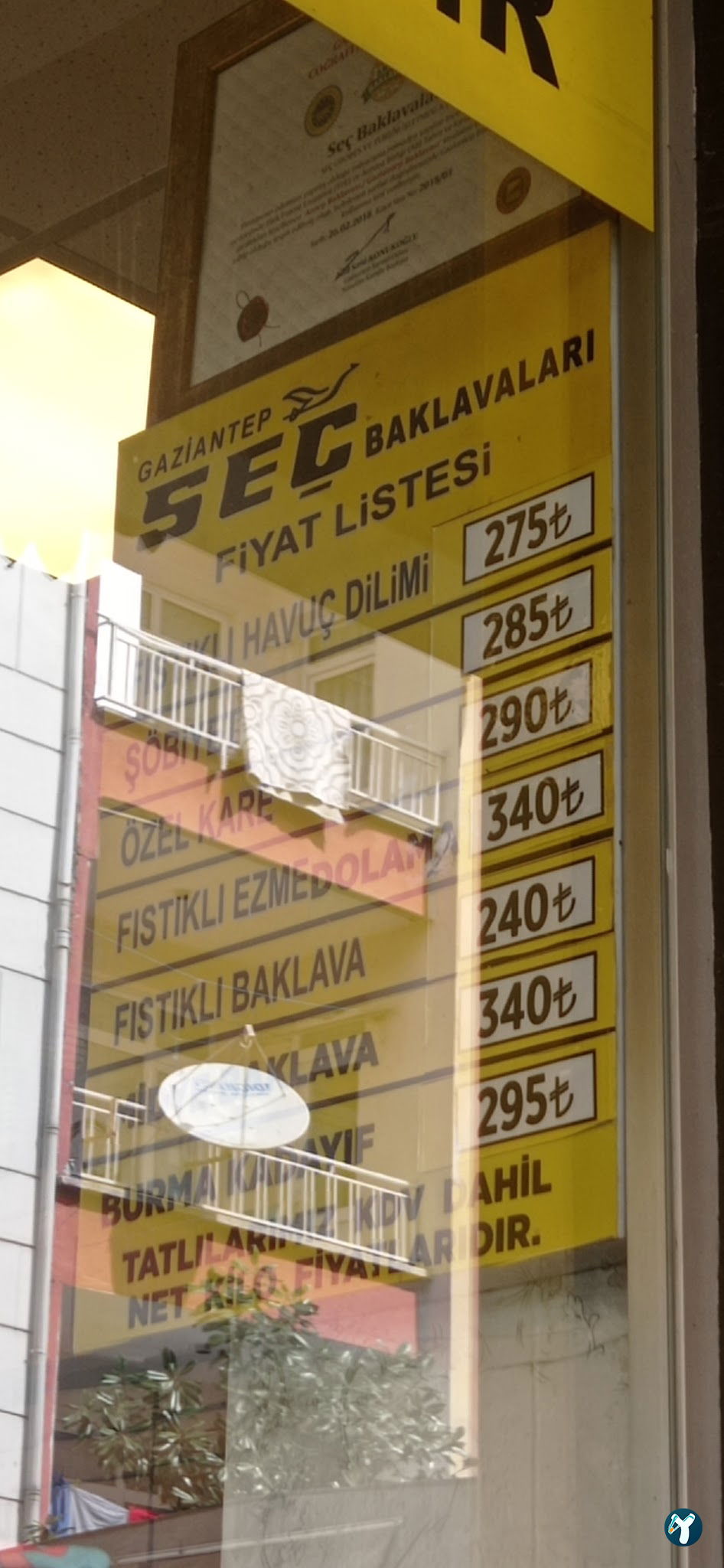 Seç Baklavaları İstanbul Güngören Şubesi
