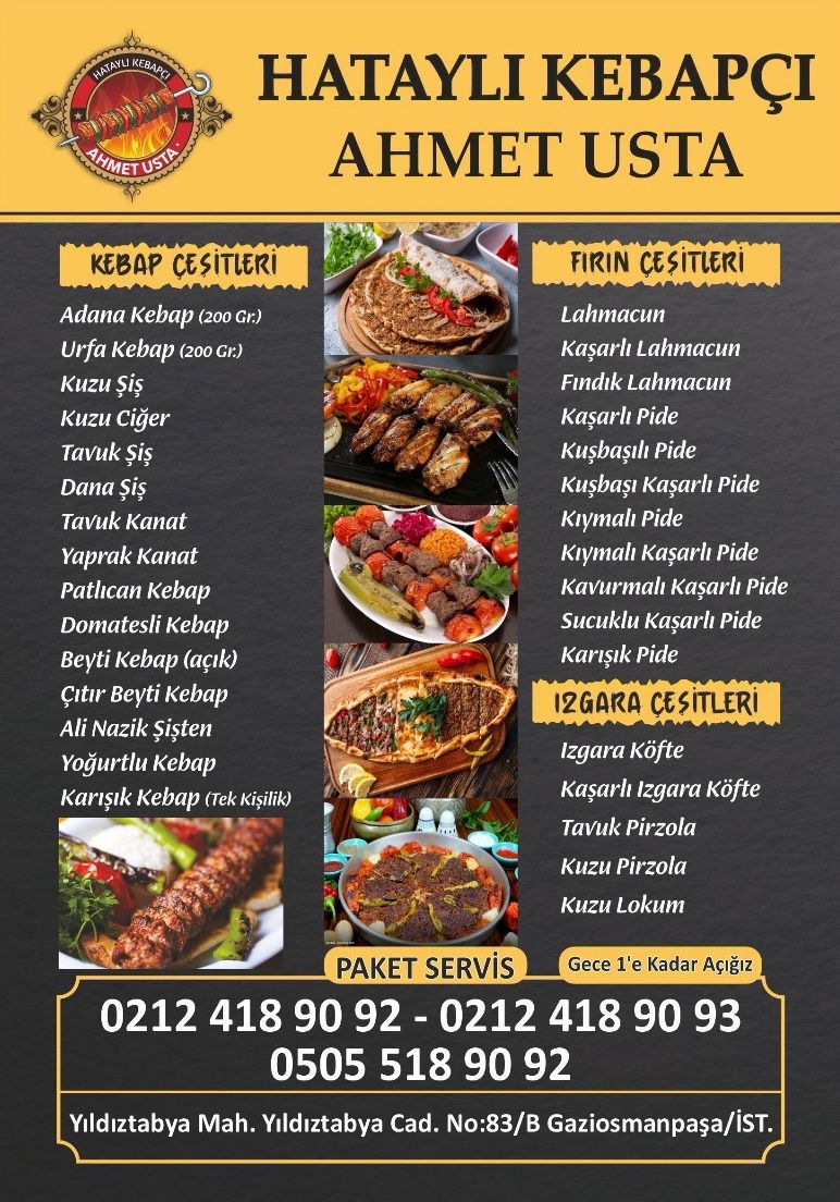 Hataylı Kebapçı Ahmet Usta