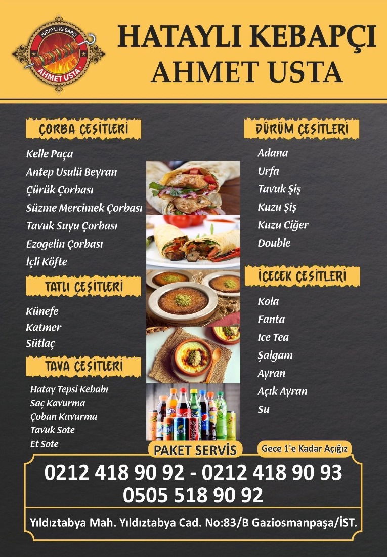 Hataylı Kebapçı Ahmet Usta
