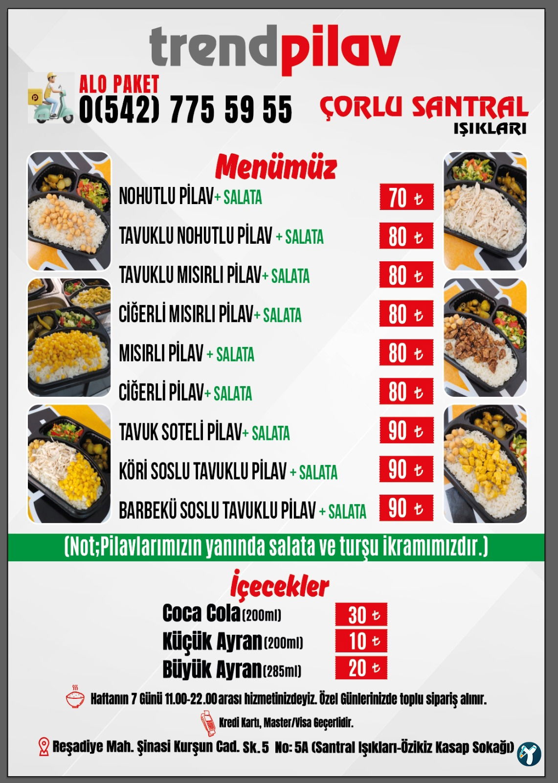 Trend Pilav --- Çorlu Çarşi