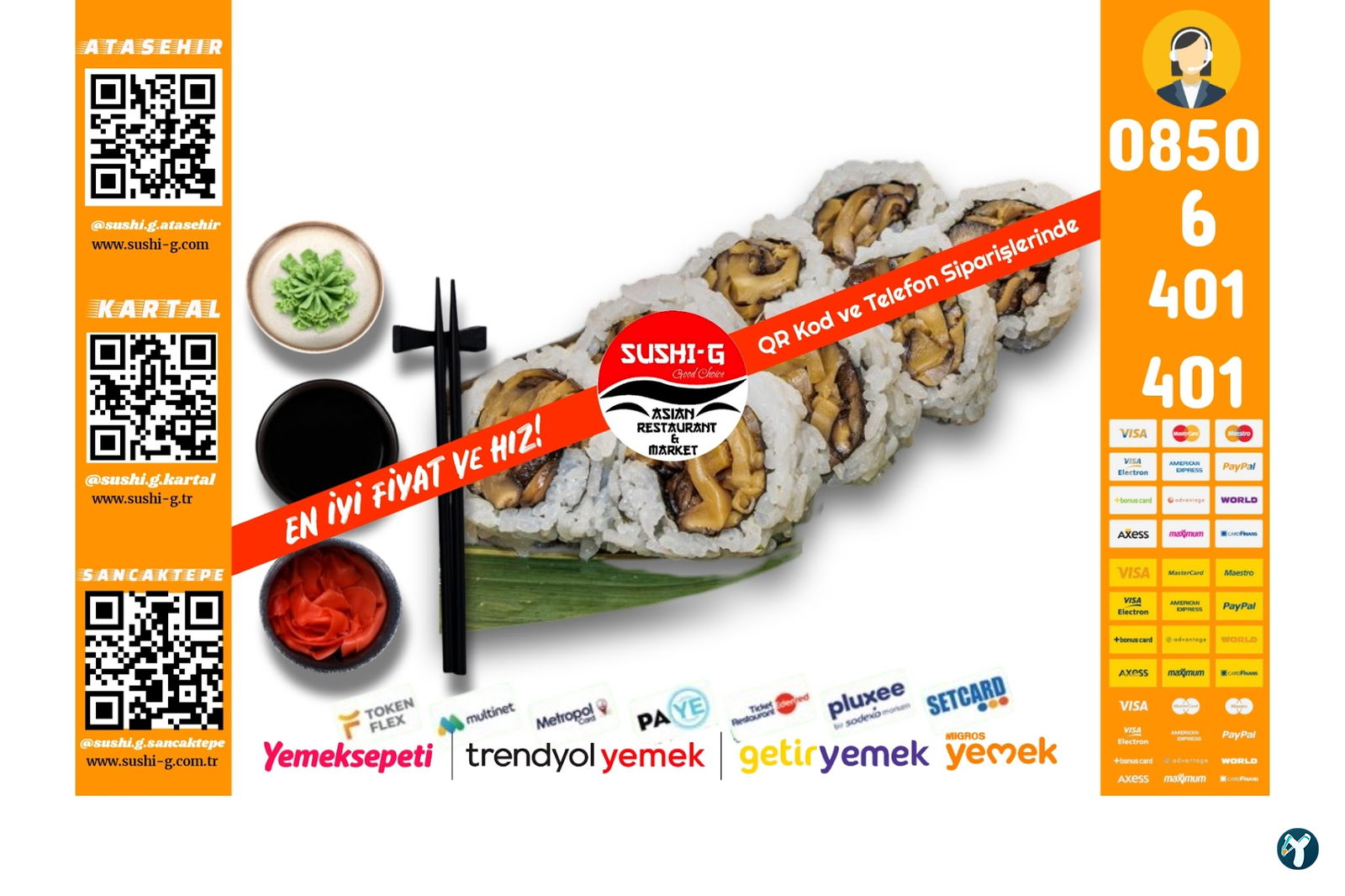 Sushi-G Asian Restaurant & Market Sancaktepe