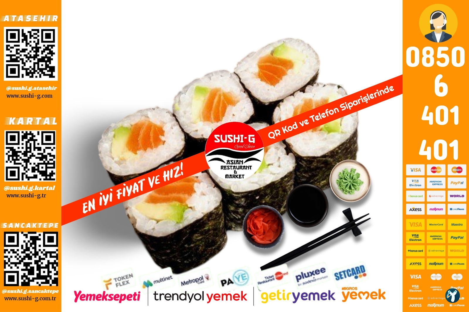 Sushi-G Asian Restaurant & Market Sancaktepe