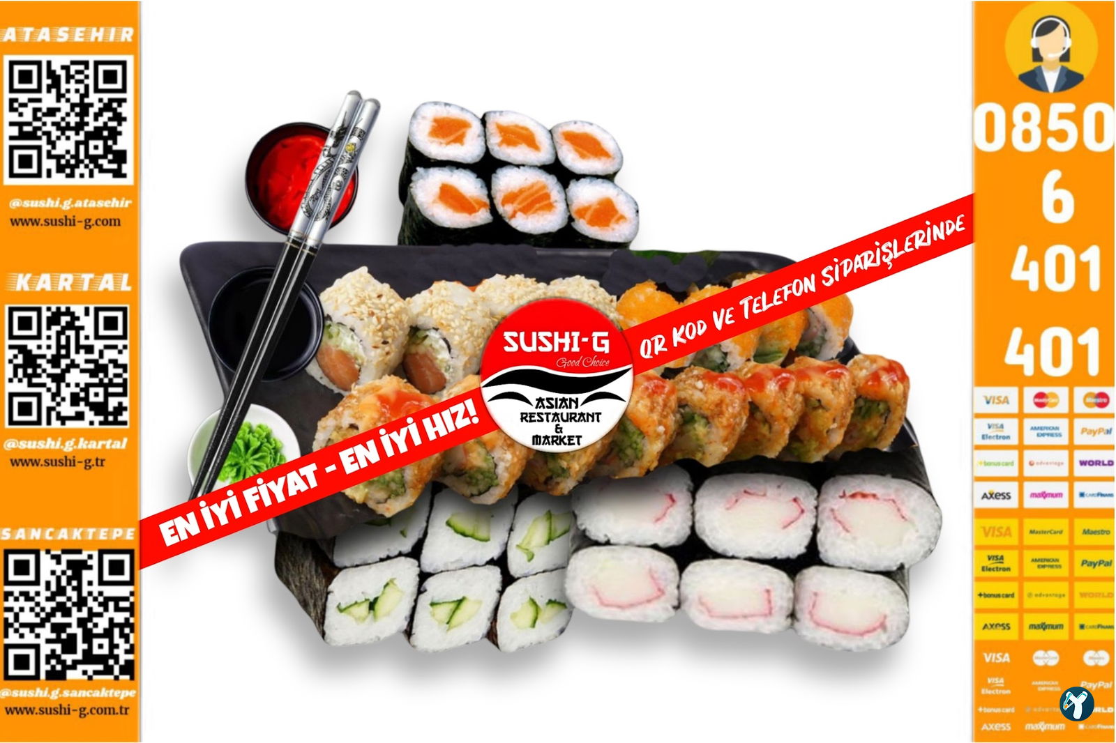 Sushi-G Asian Restaurant & Market Sancaktepe