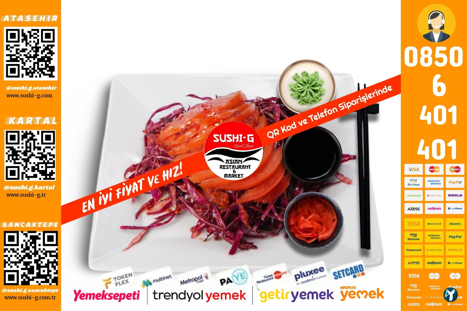 Sushi-G Asian Restaurant & Market Sancaktepe