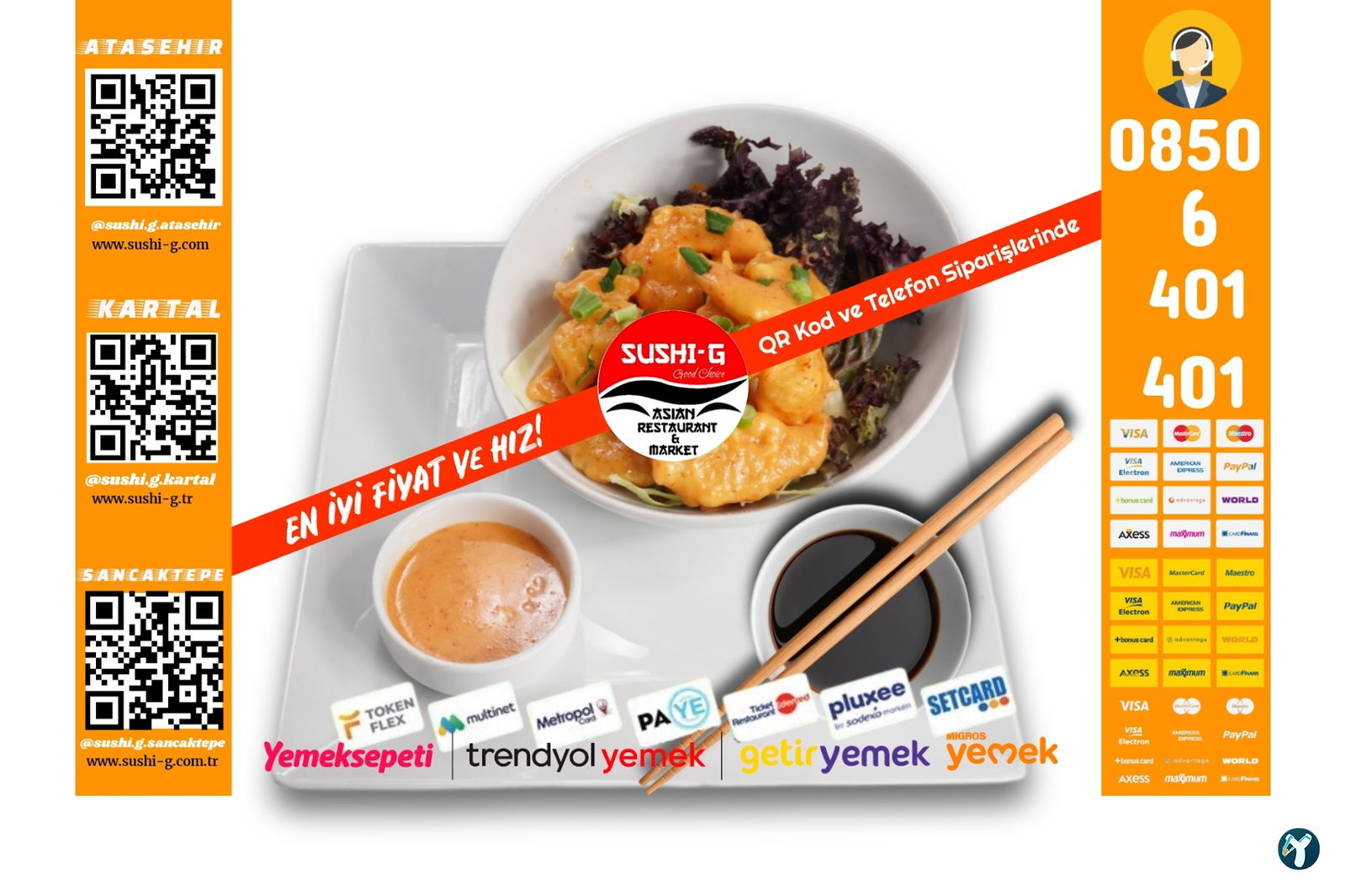 Sushi-G Asian Restaurant & Market Sancaktepe