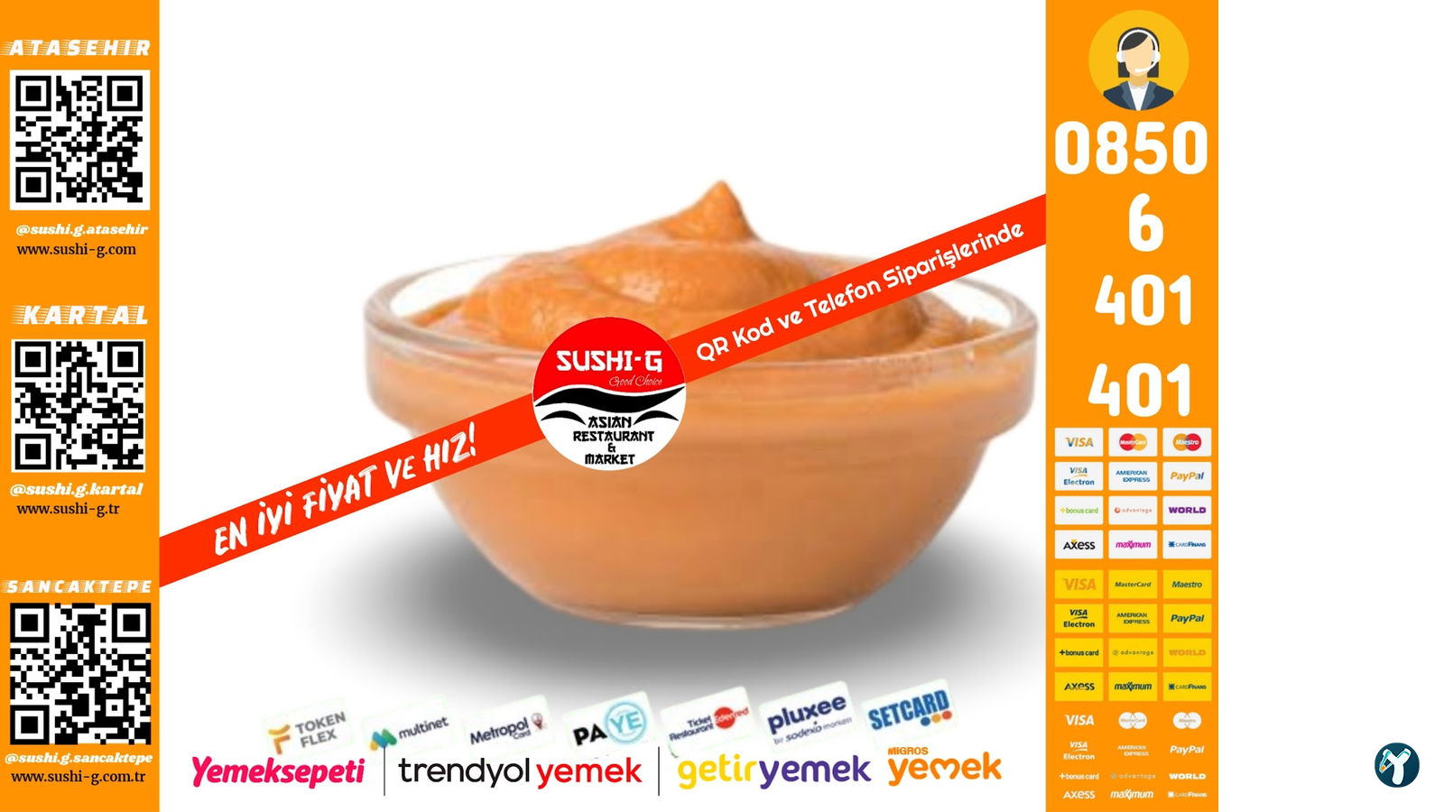 Sushi-G Asian Restaurant & Market Sancaktepe