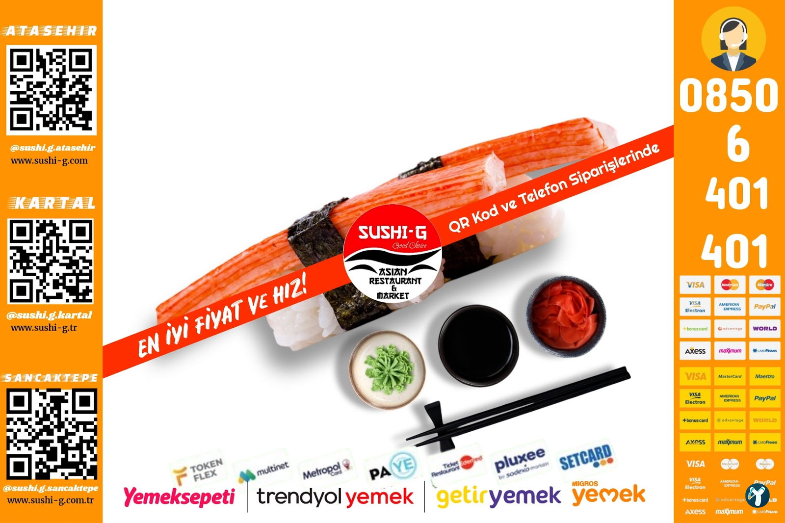 Sushi-G Asian Restaurant & Market Sancaktepe