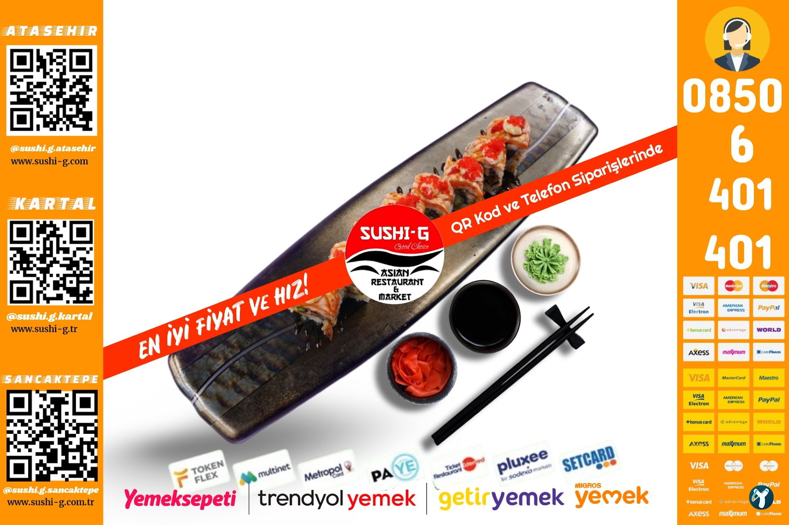Sushi-G Asian Restaurant & Market Sancaktepe