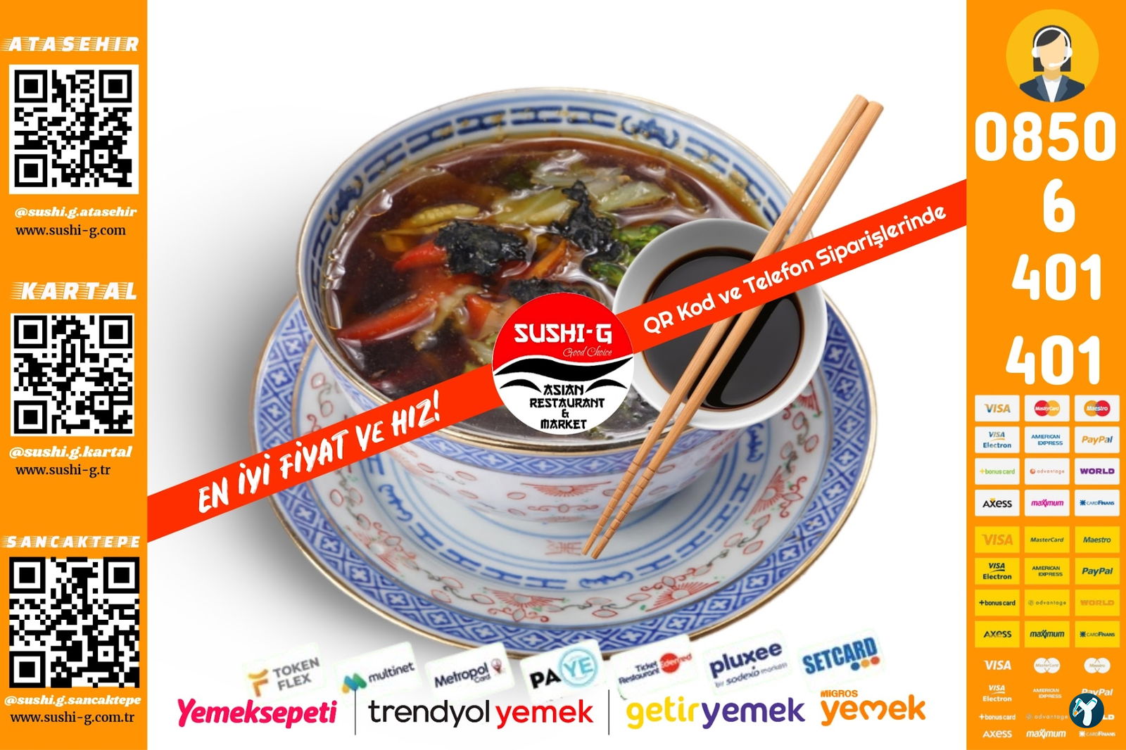 Sushi-G Asian Restaurant & Market Sancaktepe