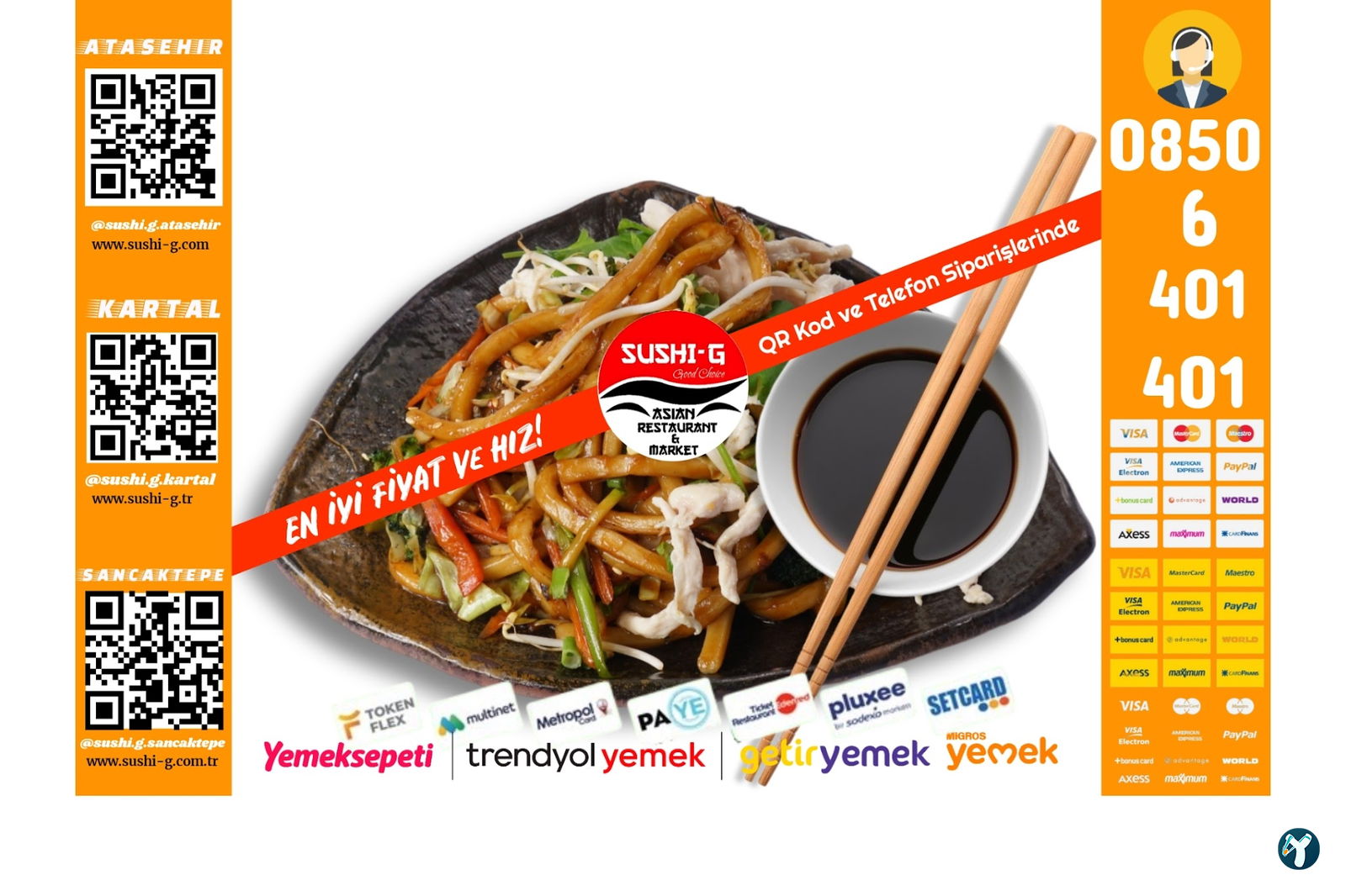 Sushi-G Asian Restaurant & Market Sancaktepe