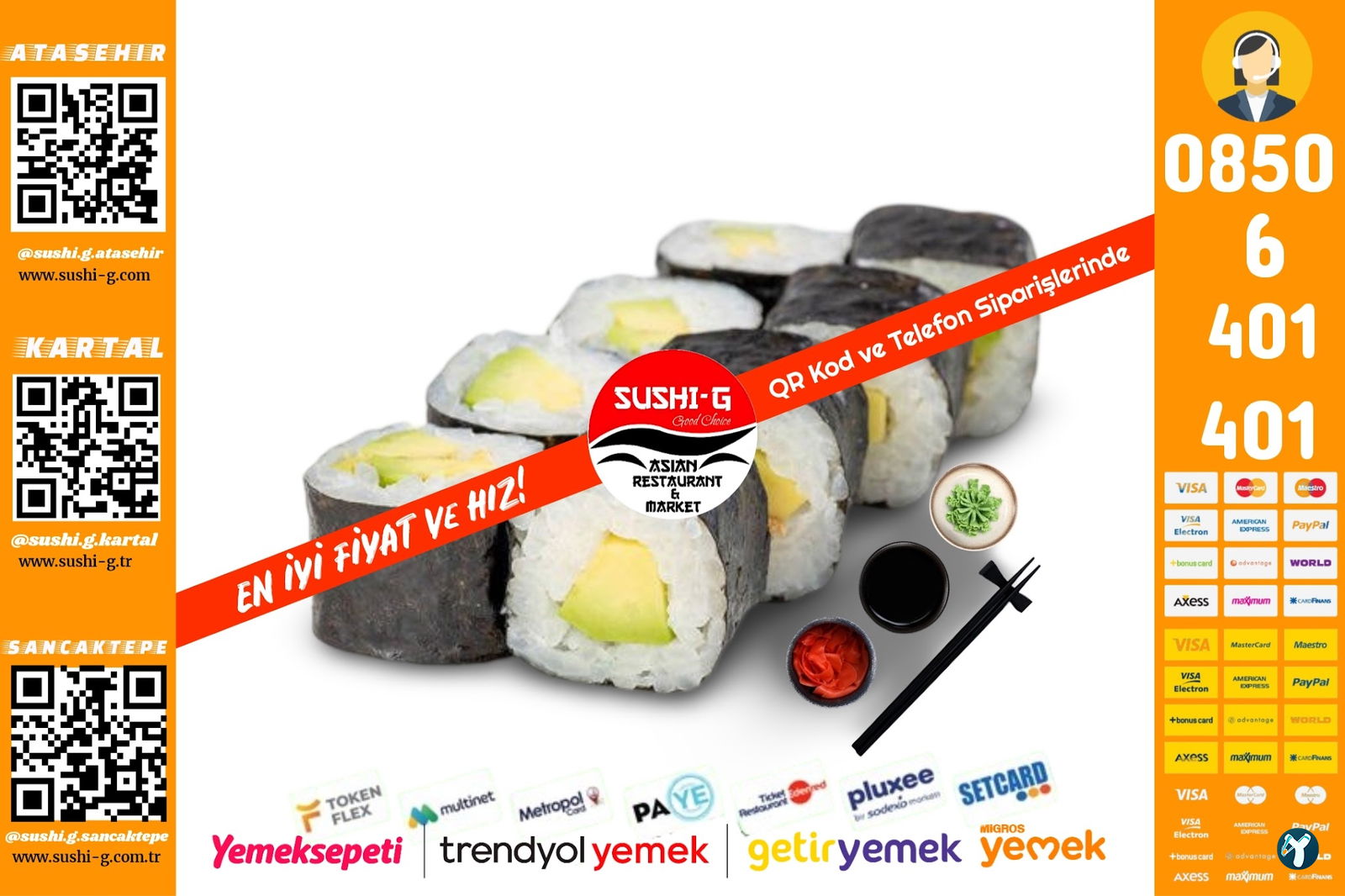 Sushi-G Asian Restaurant & Market Sancaktepe