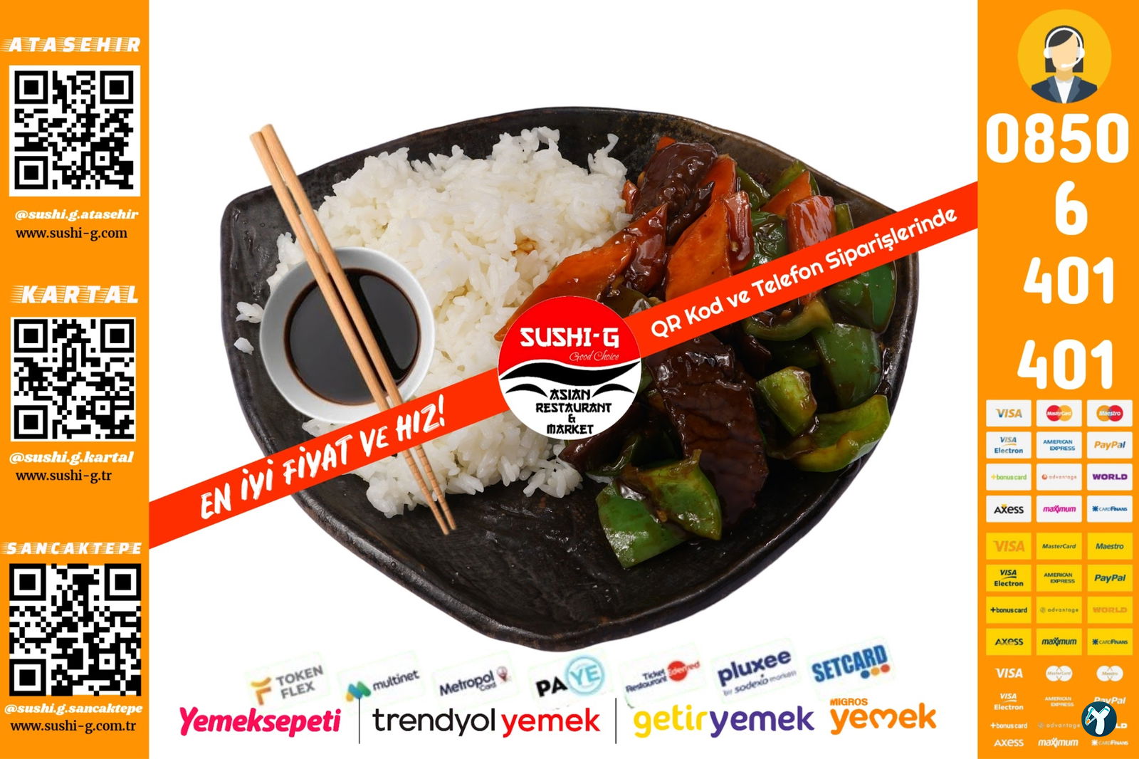 Sushi-G Asian Restaurant & Market Sancaktepe