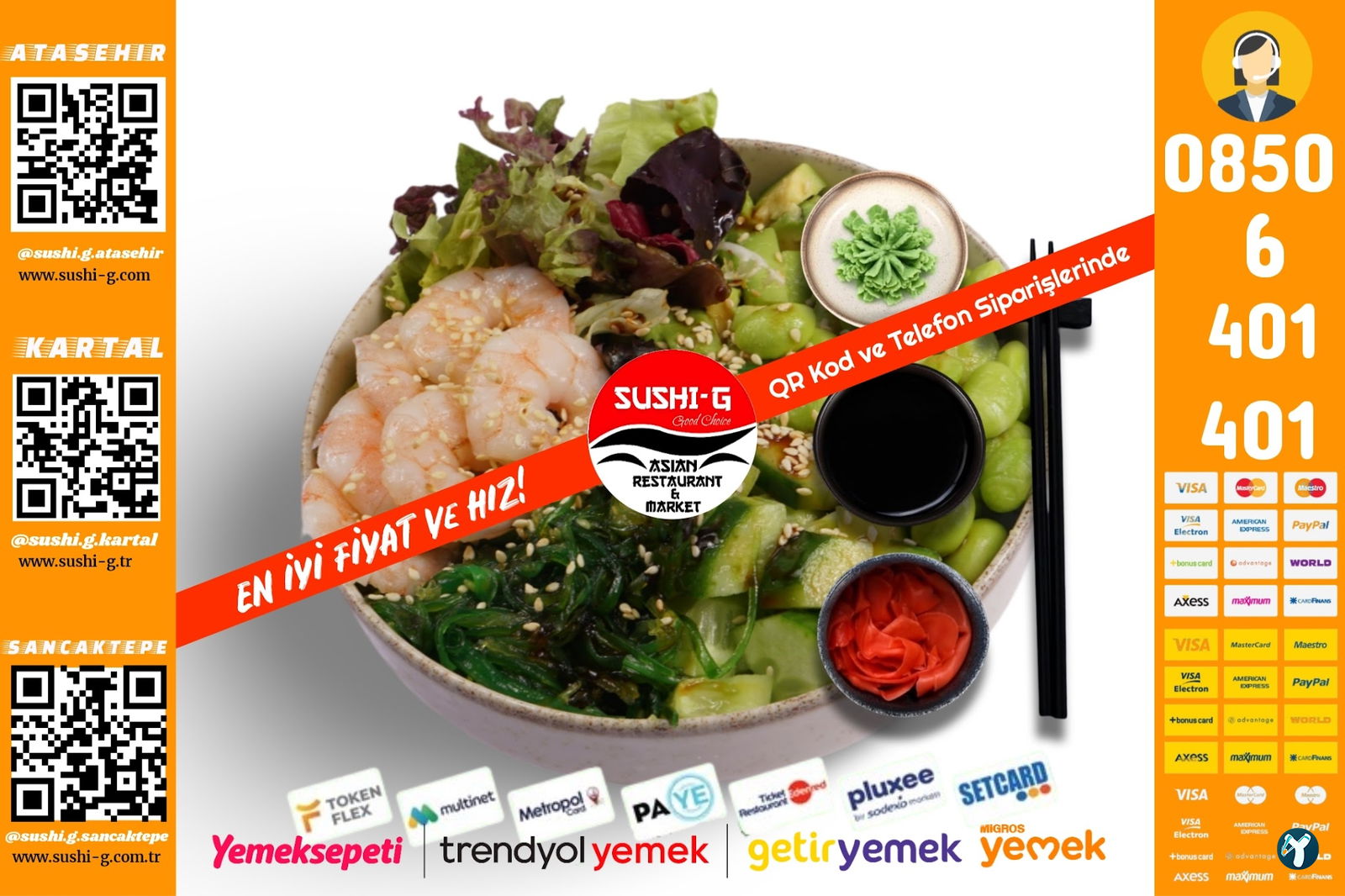 Sushi-G Asian Restaurant & Market Sancaktepe