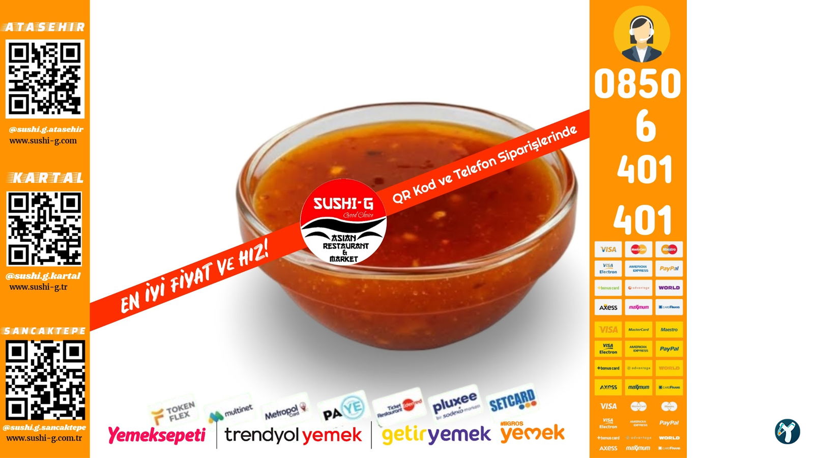 Sushi-G Asian Restaurant & Market Sancaktepe