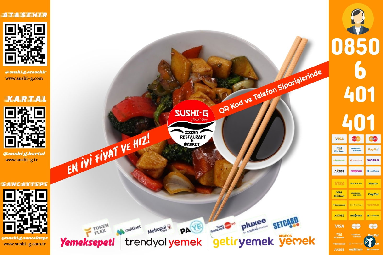 Sushi-G Asian Restaurant & Market Sancaktepe